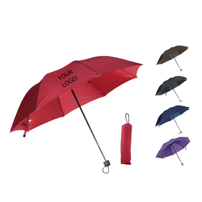 3-Fold Umbrella with 8 Ribs, Hand Open Close, Compact Folding Umbrella, Lightweight Portable, MOQ 50