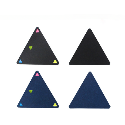 Mini Triangle Sticky Notes Pad, Post-it Notes Pad, 4" x 4" x 4", MOQ 50