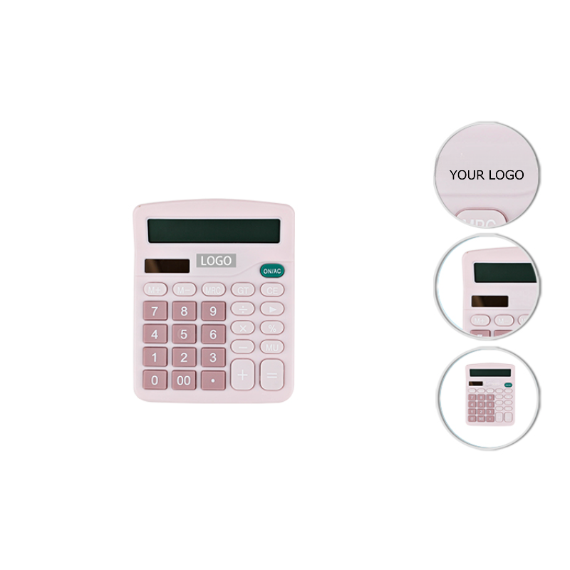 Solar Battery Dual Power 12 Digit Display Calculator with Standard Function for Office, Home, School MOQ 10