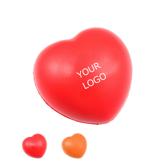 Heart Stress Balls, Valentines Day Hearts, Squeeze Stress Relief Heart Shape Stress Ball, MOQ 100