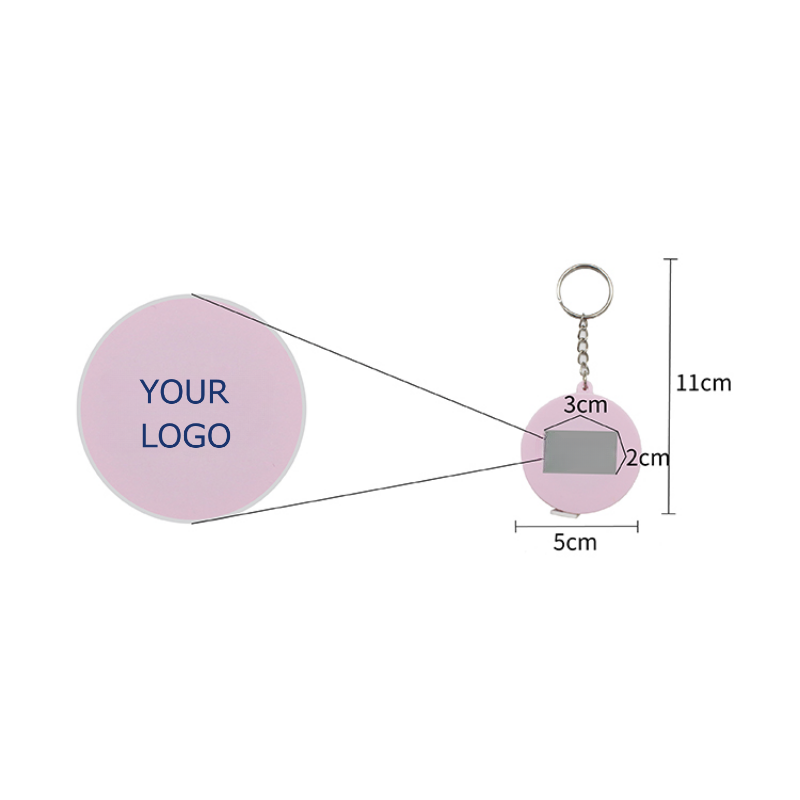 Key Chain, Round Tape Measure, Retractable Dual Sided Measure Tape Set 1.5m, MOQ 100