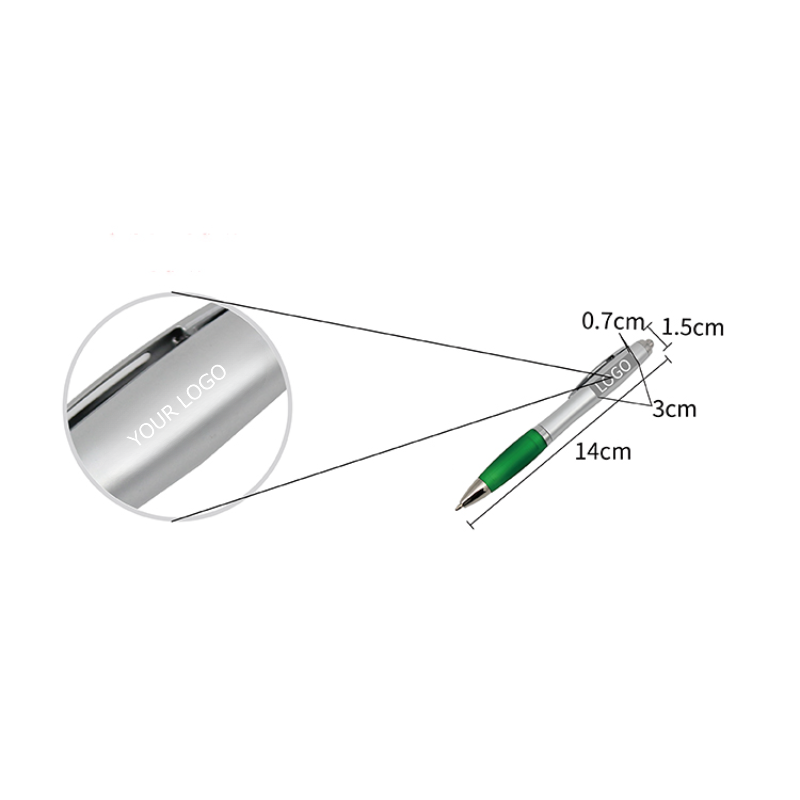 Retractable Ballpoint Pens, Plastic Barrels, Medium Point, MOQ 10