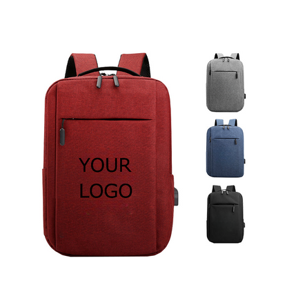 Laptop Backpack with USB Charging Port, Storage Space for 14" Laptop,  MOQ 10