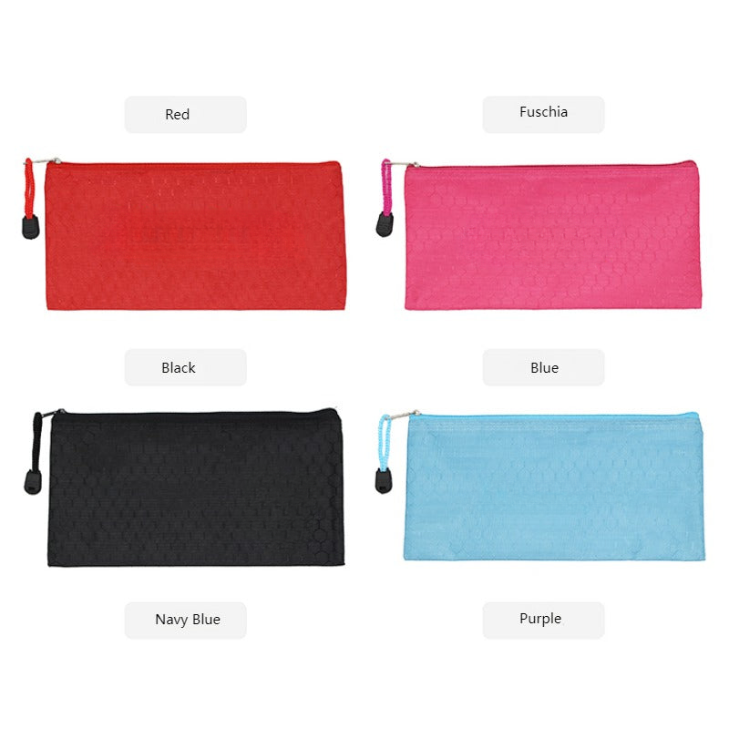 Waterproof A6 Letter Size Storage Zipper Pouch Bag with Football Pattern MOQ 10