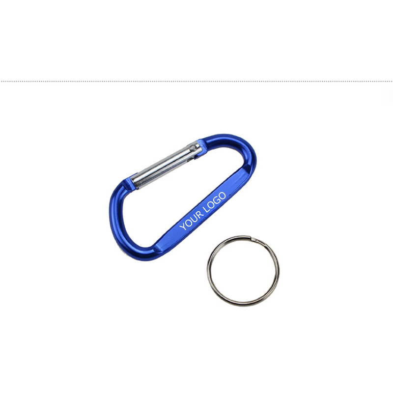 Colorful Small Carabiner,  Aluminum Caribeaner Clip, Key Clip Caribeener Multipurpose, MOQ 100