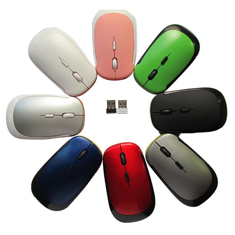 Ultra-Thin 2.4GHz Office Wireless Mouse with USB Receiver Compatible for Notebook, PC, Laptop, Computer, MacBook, MOQ 20