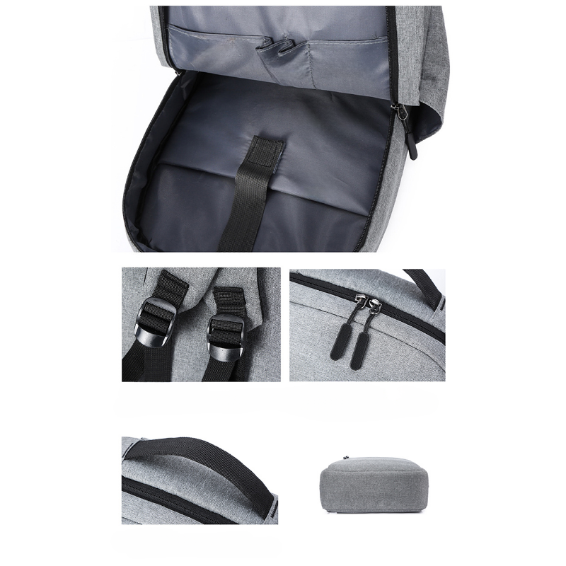 Durable Multi-pocket Business Laptop Backpack with USB Charging Port MOQ 10