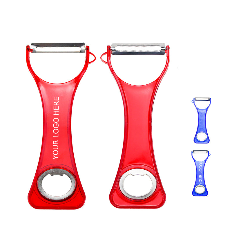 Multifunctional Fruit and Vegetable Peeler, Bottle Opener, Stainless Steel Shade, MOQ 100