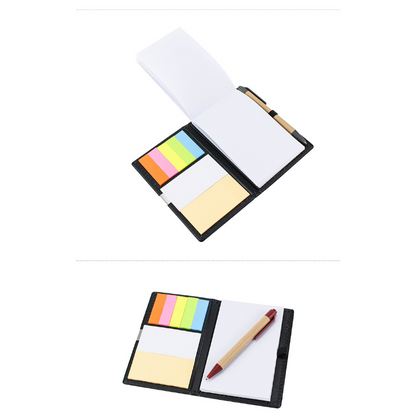 Memo Pad, PVC Cover, 25 sticky Notes, 70 Sheets, 3.5" x 5", MOQ 50