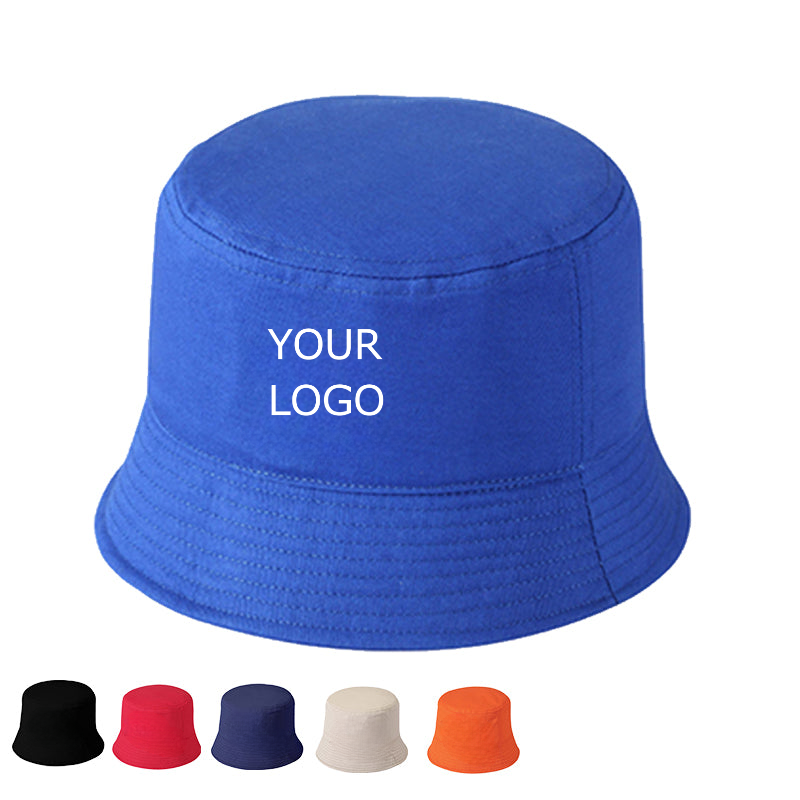 Solid Color Summer Bucket Hats for Unisex, Sun Hat Set Lightweight Fishman Cap for Holiday, MOQ 50