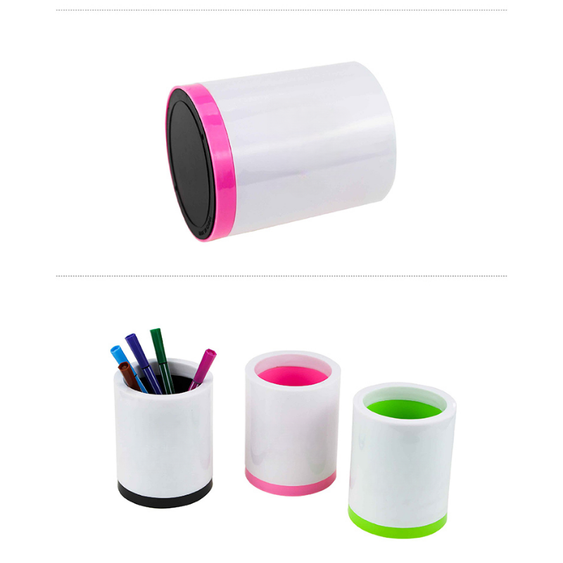 Round DIY Plastic Pen Holder MOQ 10