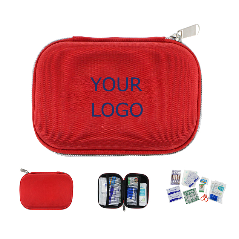 Portable 11-Piece First Aid Kit, Multifunctional Portable Compact, MOQ  10