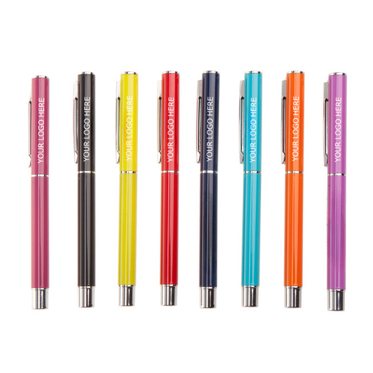 Metal Gel Pen, Great Design, Smooth Writing, 8 Colors, MOQ 10